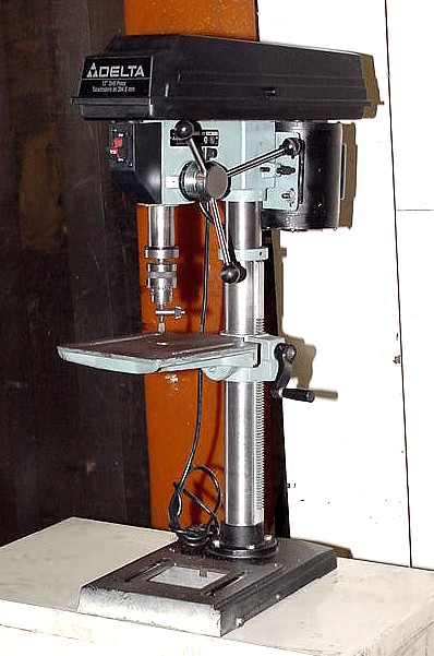 Machinery Values, Inc. - 15'' Swing 0.33HP Spindle Delta 11-990 Bench Top DRILL PRESS, 1/3 HP 