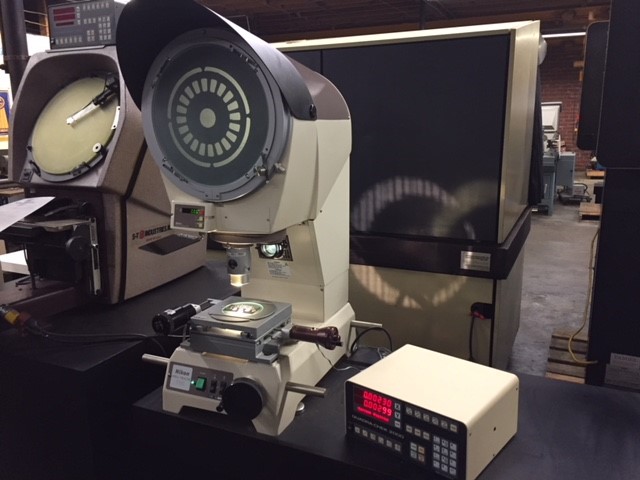 Machinery Values, Inc. - 12'' Screen Nikon V-12BD OPTICAL COMPARATOR
