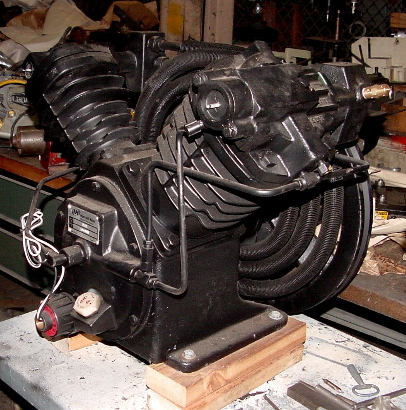 Machinery Values, Inc. 10HP Motor IngersollRand 2545 2Stage Pump