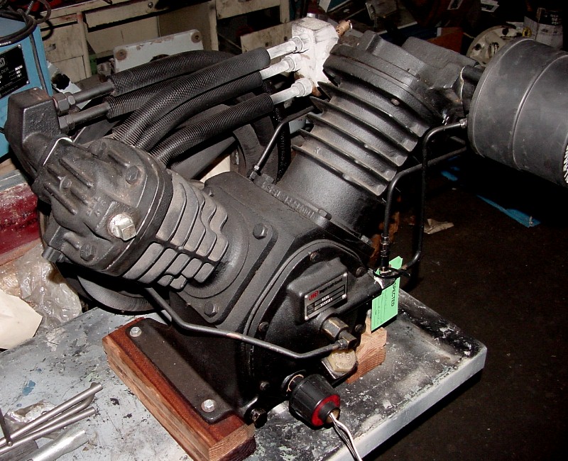 Machinery Values, Inc. 10HP Motor IngersollRand 2545 2Stage Pump