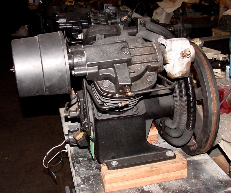 Machinery Values, Inc. 10HP Motor IngersollRand 2545 2Stage Pump