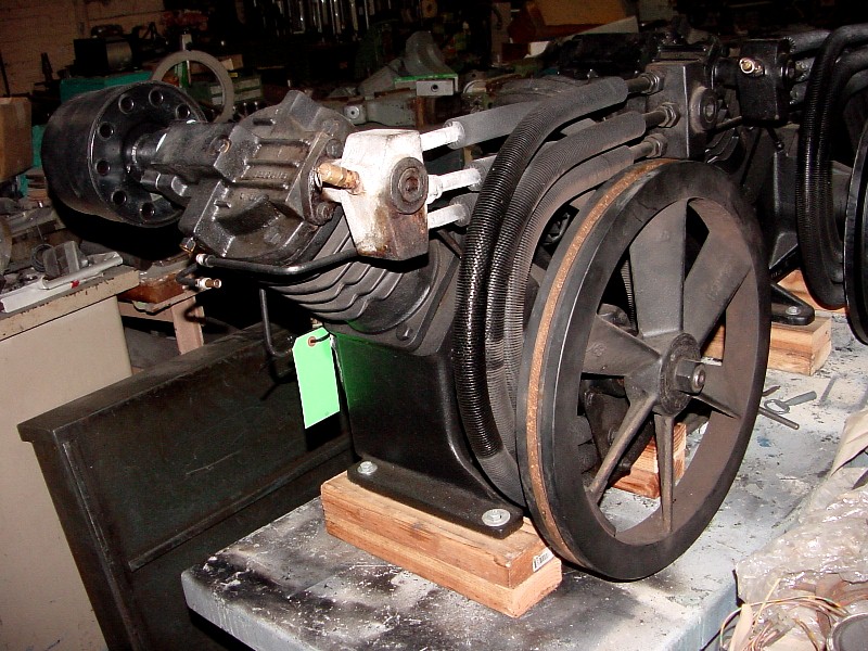 Machinery Values, Inc. 10HP Motor IngersollRand 2545 2Stage Pump