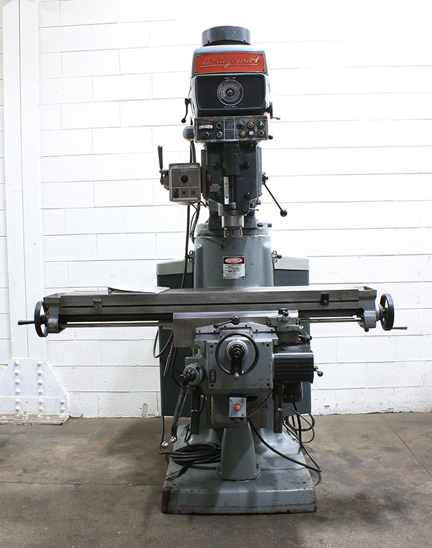 Machinery Values, Inc. 58'' Table 4HP Spindle Bridgeport SERIES II
