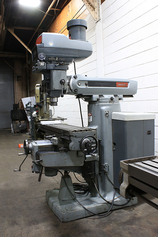 Machinery Values, Inc. 58'' Table 4HP Spindle Bridgeport SERIES II