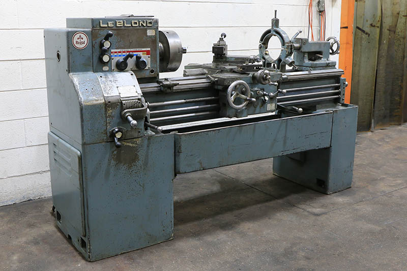 Machinery Values, Inc. 13'' Swing 42'' Centers LeBlond REGAL ENGINE LATHE, 3Jaw, Steady