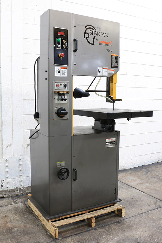 Machinery Values, Inc. 20'' Throat 12'' Height Marvel SPARTAN S20V