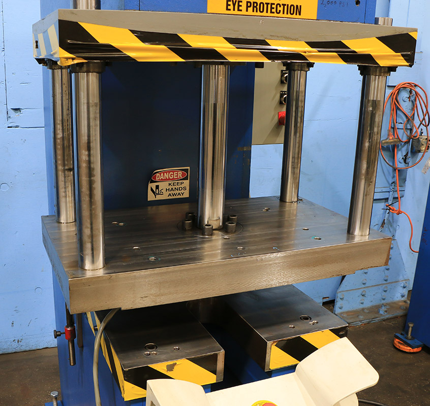 Machinery Values, Inc. - 20 Ton 12'' Stroke Pressmaster CFP-20T ...