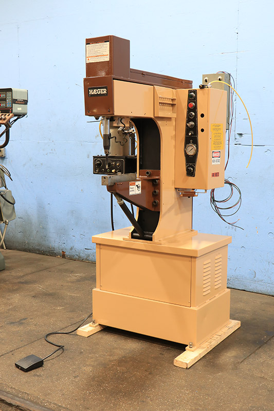 Machinery Values Inc 6 Ton 8 5 Stroke Haeger HP6C HARDWARE INSERTION PRESS Complete With 