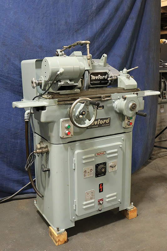 Machinery Values, Inc. 5'' Swing 12'' Centers Myford MG12 OD GRINDER
