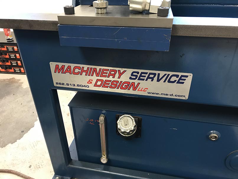 Machinery Values, Inc. Machinery Service & Design NUT BUSTER, model
