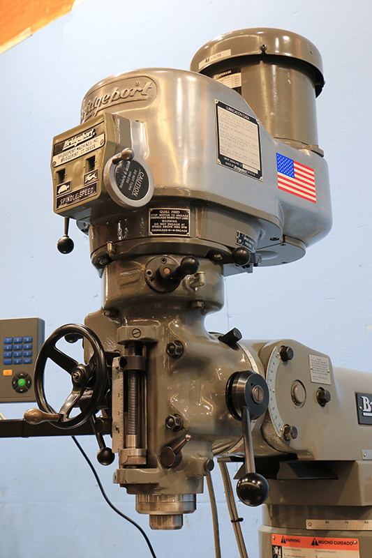 Machinery Values, Inc. 48'' Table 2HP Spindle Bridgeport Series 1