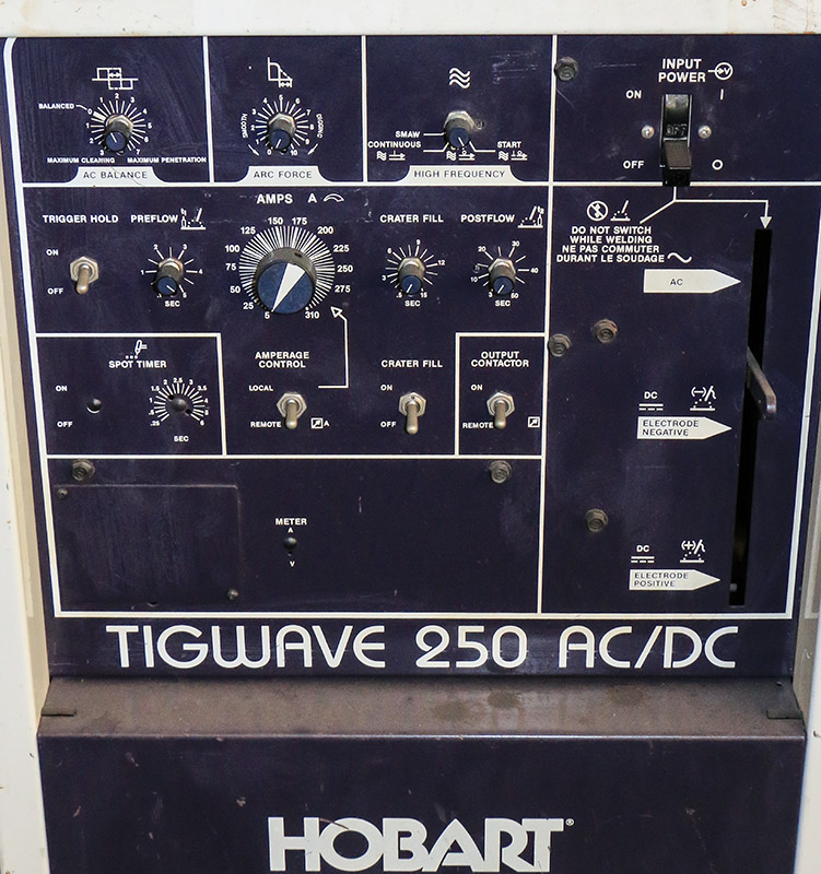250 Amp Hobart Tigwave 250 Ac  Dc Arc Welder