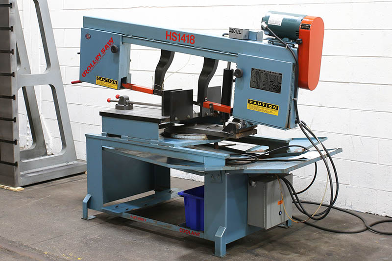 18'' Width 14'' Height RollIn HS1418 HORIZONTAL BAND SAW (Ref No