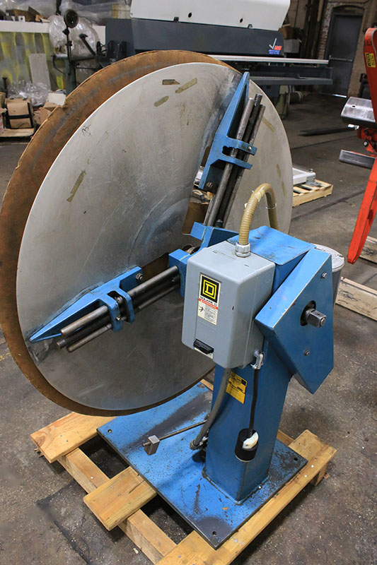 400Lb Cap. 8'' Width Durant UNCOILER (Ref No 158340) Machinery Values
