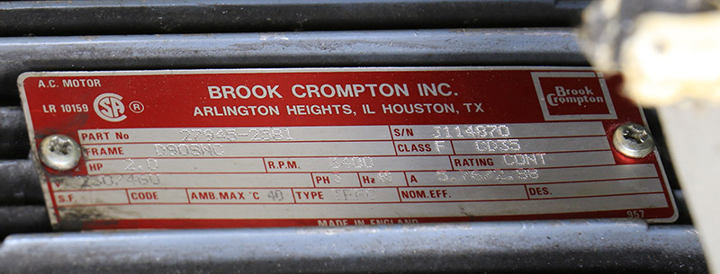 6" W 18" L Jones & Shipman 540, NEW 1991, HYDRAULIC Tbl