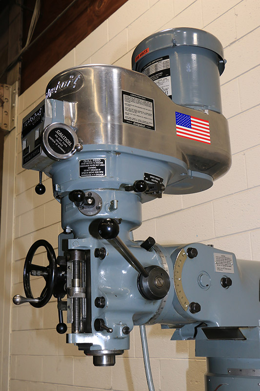 48'' Table 2HP Spindle BridgeportHardinge Series I VERTICAL MILL (Ref