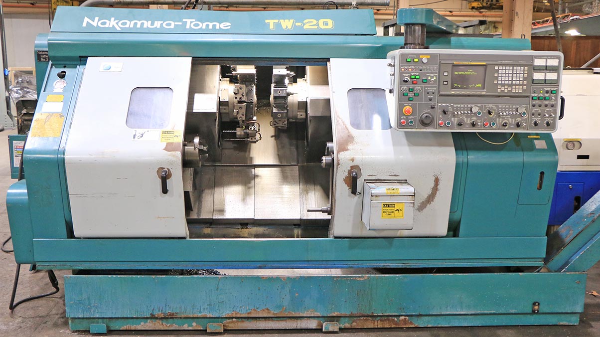 NakamuraTome TW20MM Dual Spindle CNC LATHE (Ref No 159962