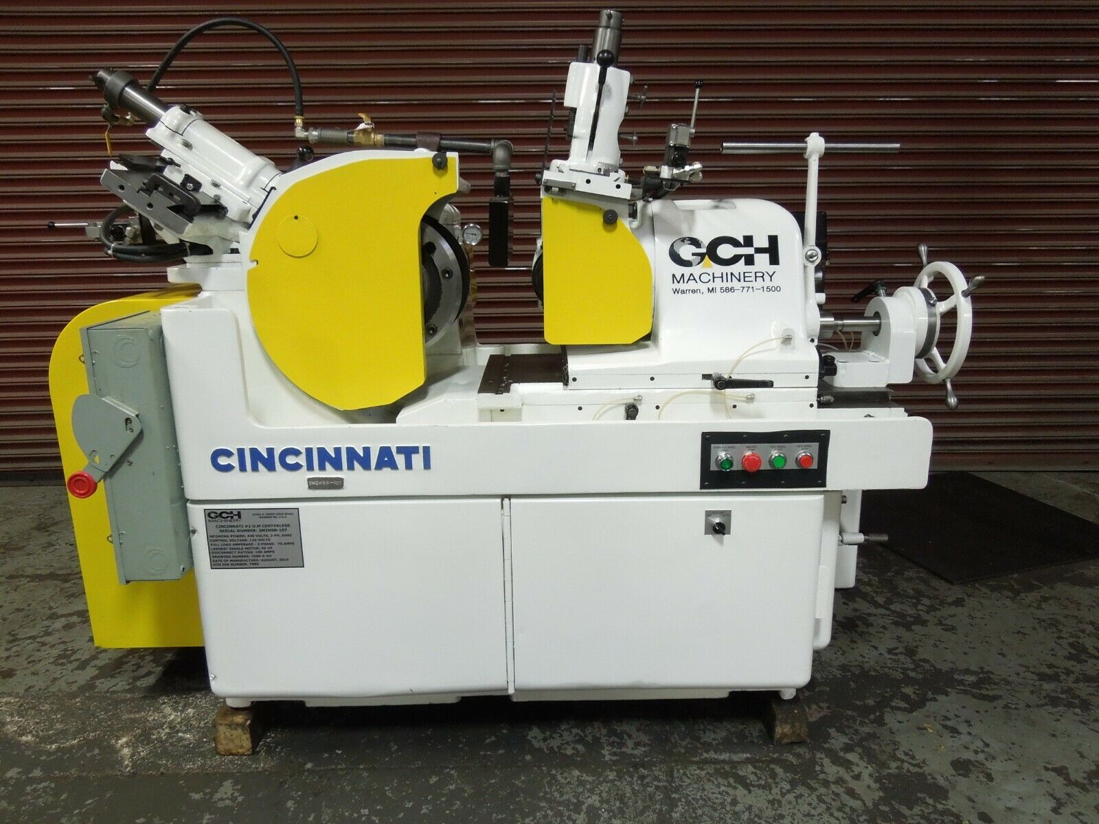 Cincinnati 2OM CENTERLESS GRINDER (Ref No 160168) Machinery Values