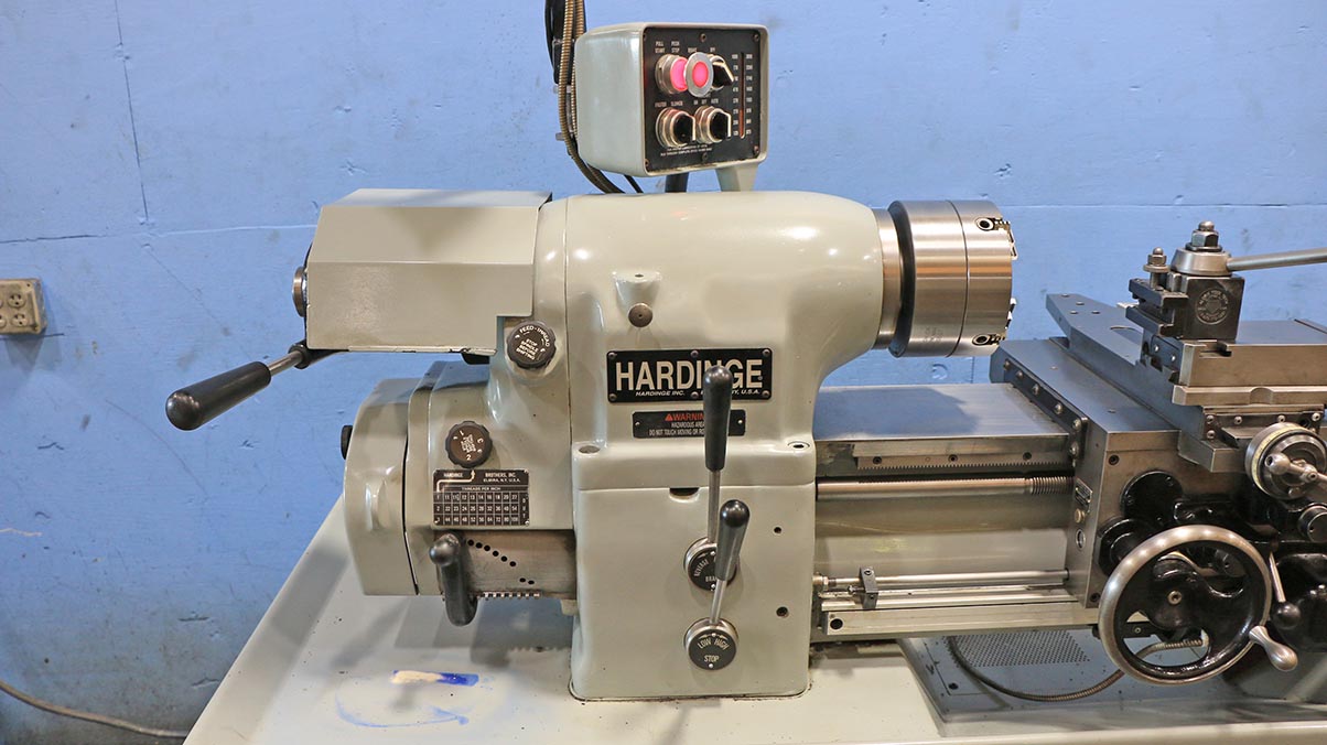 11'' Swing 18'' Centers Hardinge HLV-H PRECISION ENGINE LATHE (Ref No