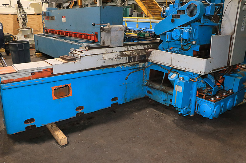 18'' Swing 96'' Centers Landis HYDRAULIC TABLE, AUTO INFEED, PLUNGE, SPARKOUT OD GRINDER (Ref No