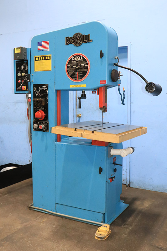 20'' Throat 12'' Height DoAll 2012-VH VERTICAL BAND SAW (Ref No 
