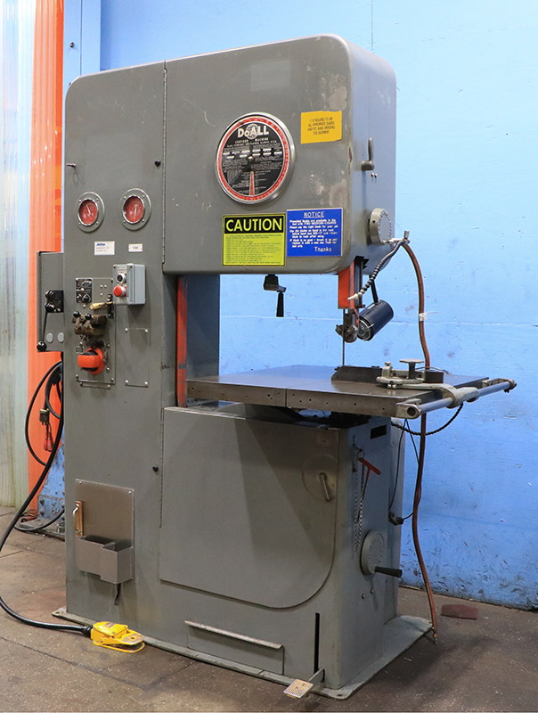 Doall clearance band saw