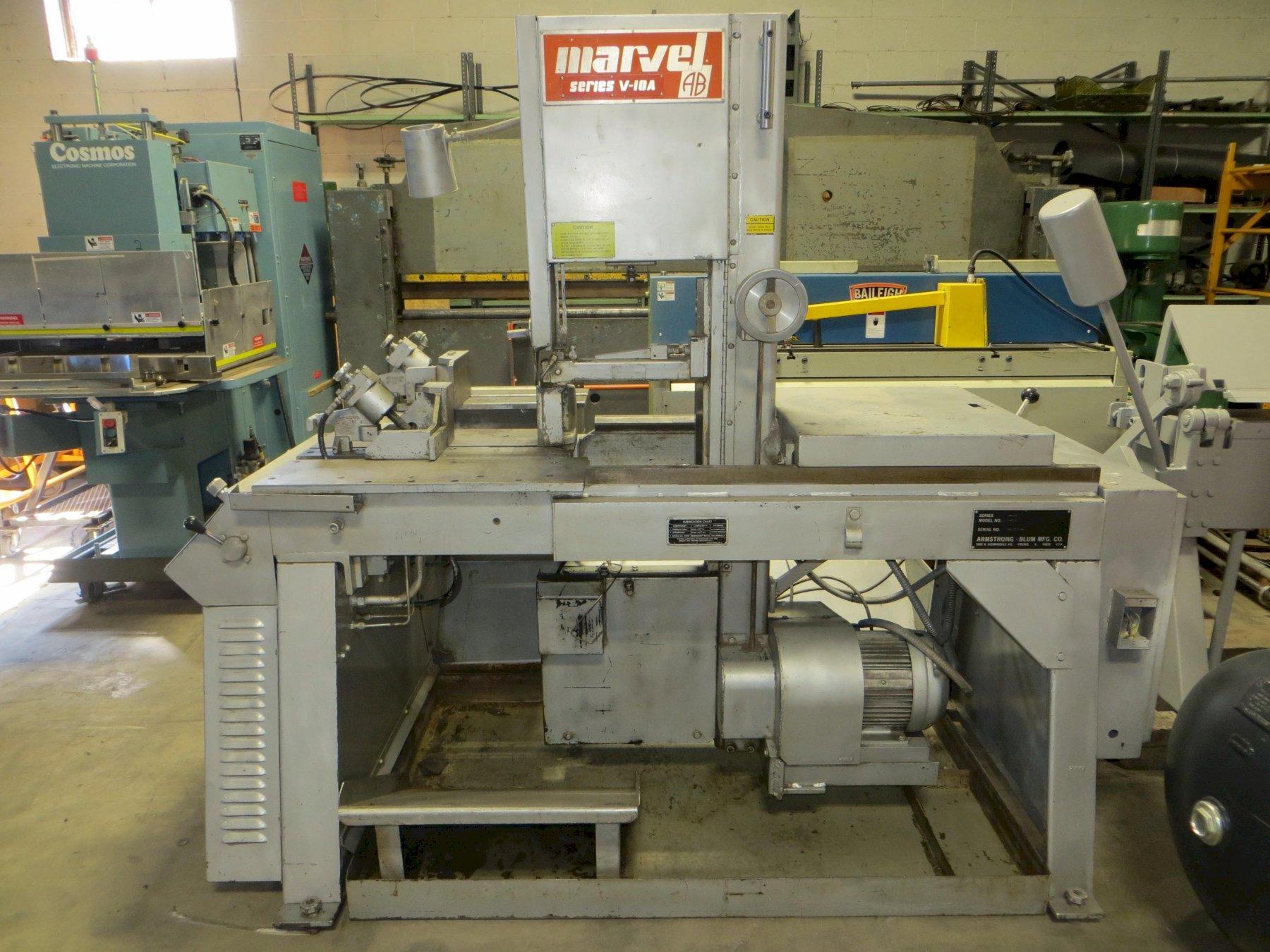 10 Throat 10 Height Marvel V 10A VERTICAL BAND SAW Ref No