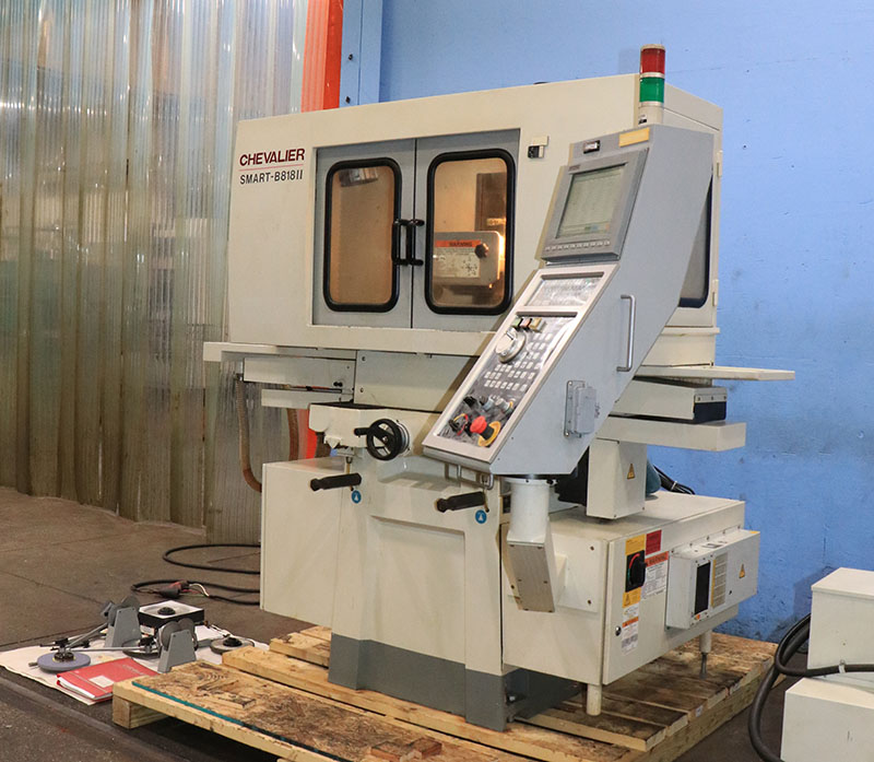 8'' Width 18'' Length Chevalier SMART B818II, 2010, 3X CNC