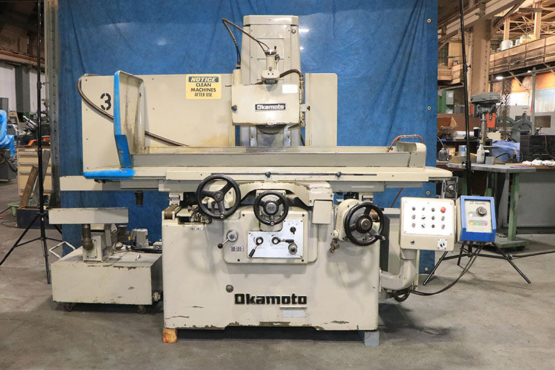 16'' Width 32'' Length Okamoto 1632N, 3AXIS AUTO FEEDS, AUTO IDF SURFACE GRINDER (Ref No