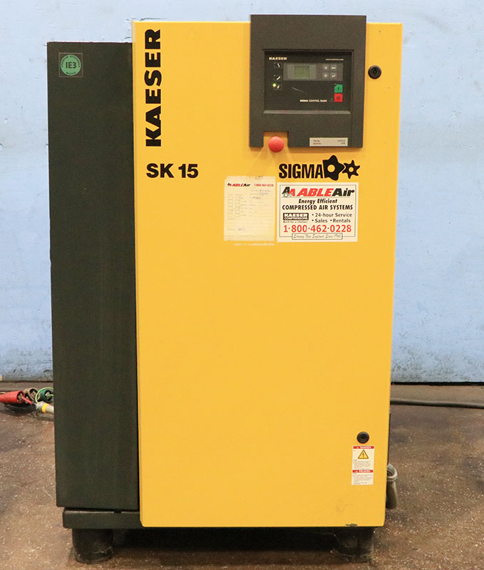 Kaeser SK15 AIR COMPRESSOR (Ref No 167524) Machinery Values