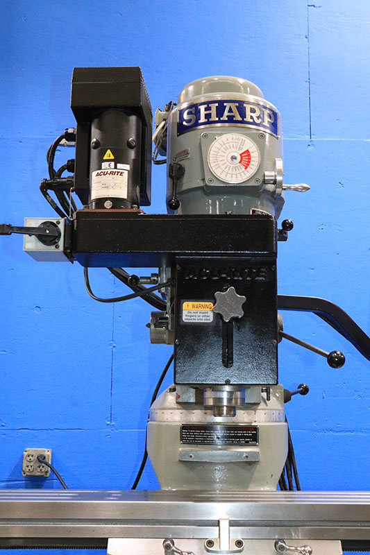 31'' X Axis 3HP Spindle Sharp LMV w/Acurite MillPower 3-Axis Control ...