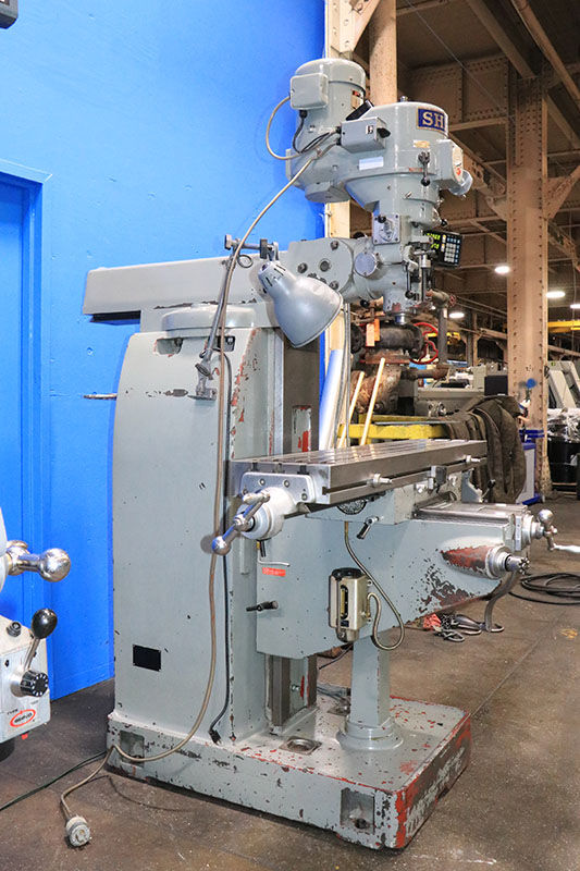 51'' Table 3HP Spindle Sharp HMV VERTICAL MILL (Ref No: 169148 ...